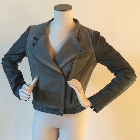 blanc noir Jackets & Blazers - Blanc Noir moto jacket